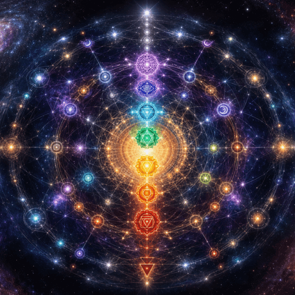 Spiritualität: Zwischen Chakren, Heilsteinen & kosmischer Weisheit 5 Chakrenlehre: Das universelle System der menschlichen Energiezentren
